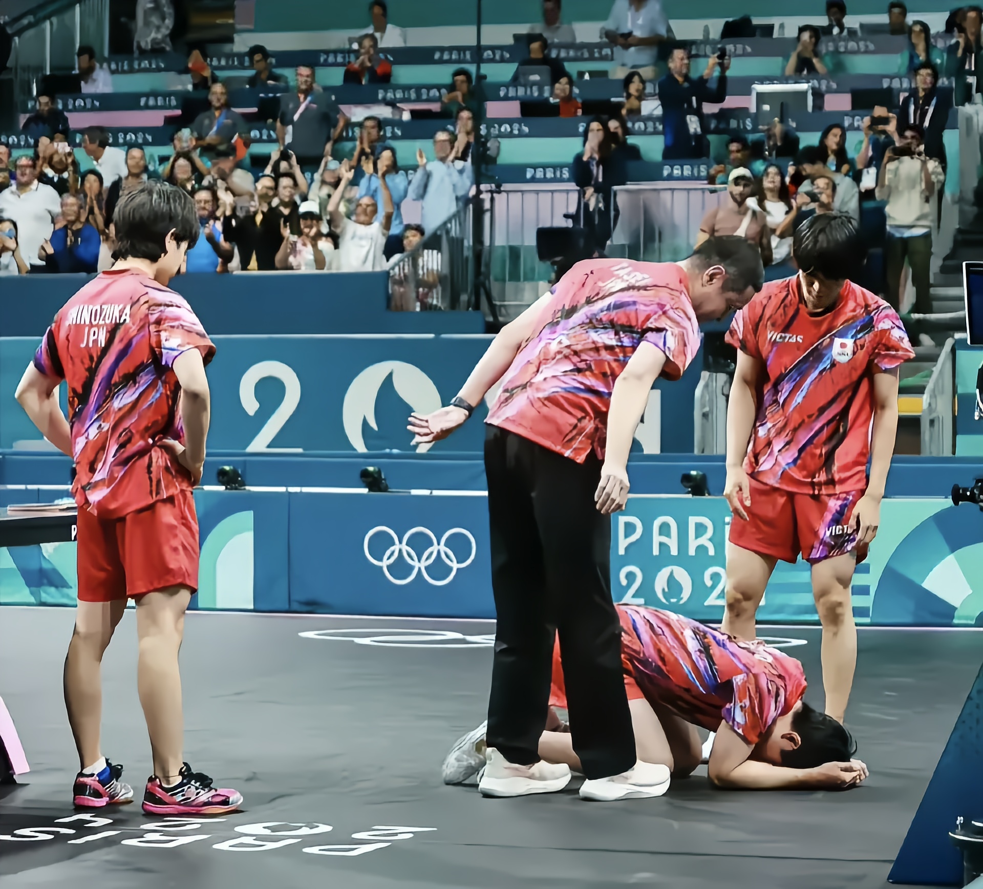 日本队完胜奥地利队,张本智和关键制胜 日本队完胜奥地利队,张本智和关键制胜