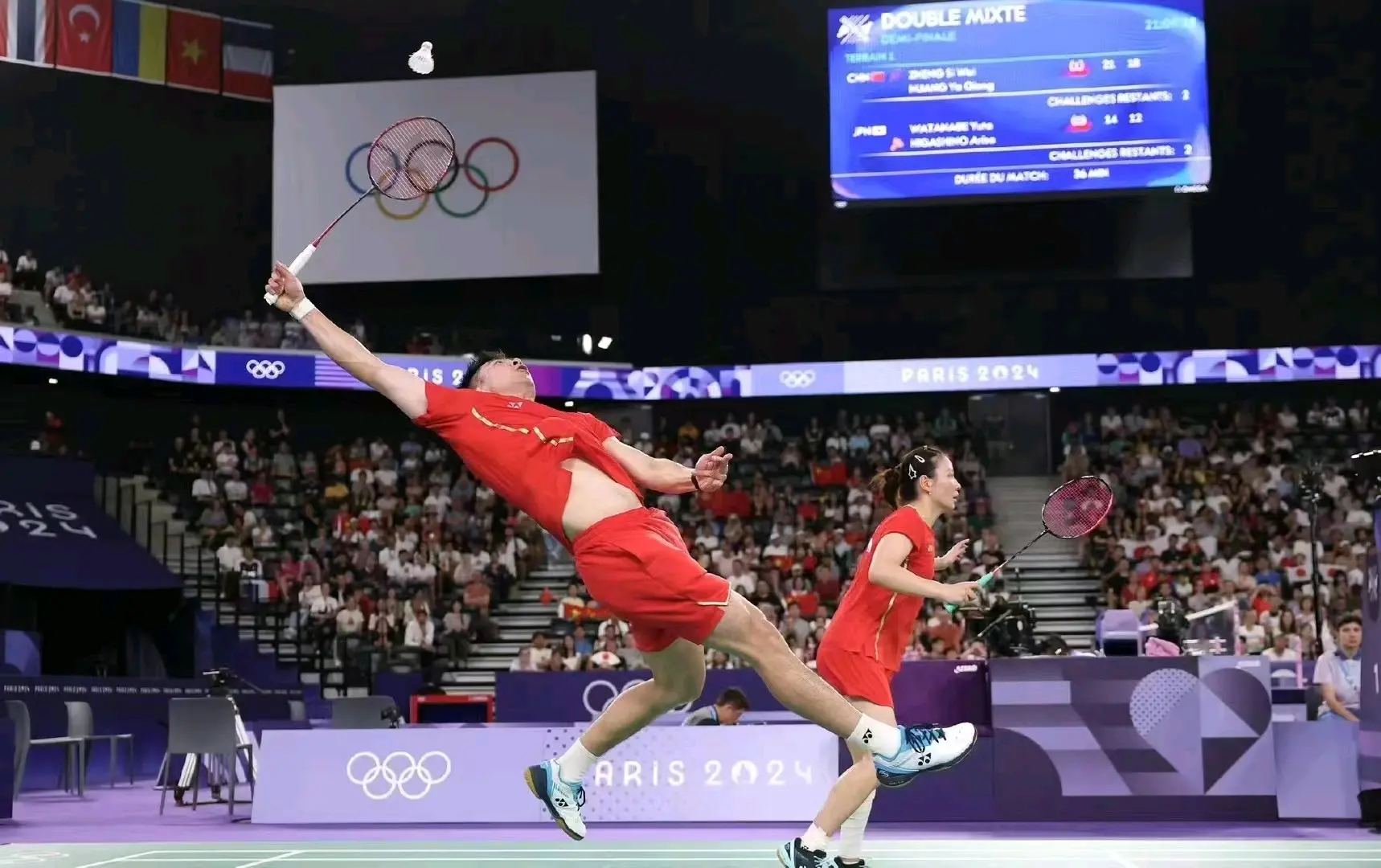 中国队逆转丹麦队，郑思维状态火热